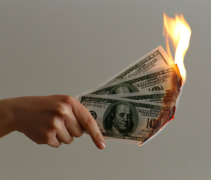 Burning Money